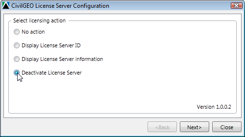 CivilGEO License Server Configuration 